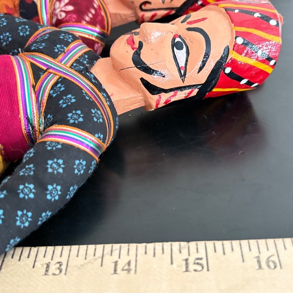 SOLD Bombay Store puppet couple, unique, vintage; FB$25 - Picture 4 of 8